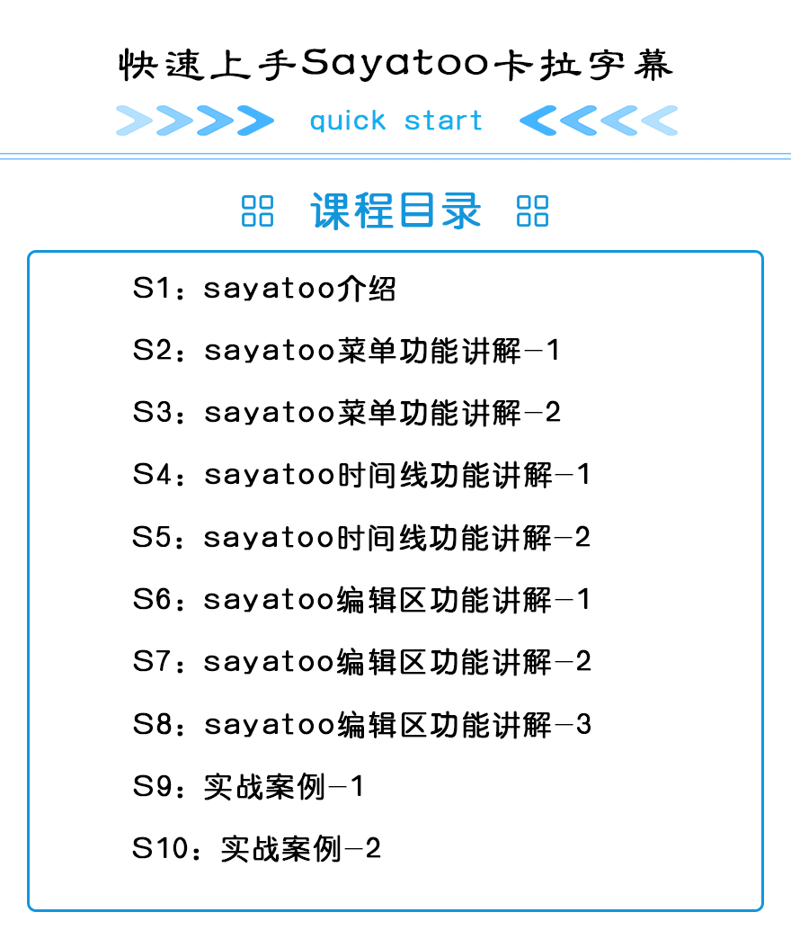 Sayatoo卡拉字幕精灵 电脑配置 需求表