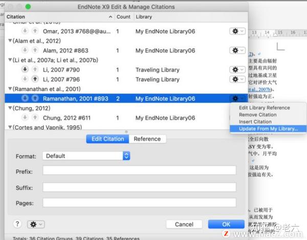 EndNote �������� �������
