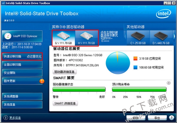 Intel SSD Toolbox ���ܽ���