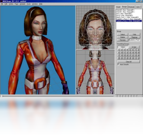 MilkShape 3D3D��ģ�붯�������������н�ͼ