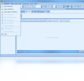 SQLite Expert5.4.4.631 ���ݿ�����������н�ͼ
