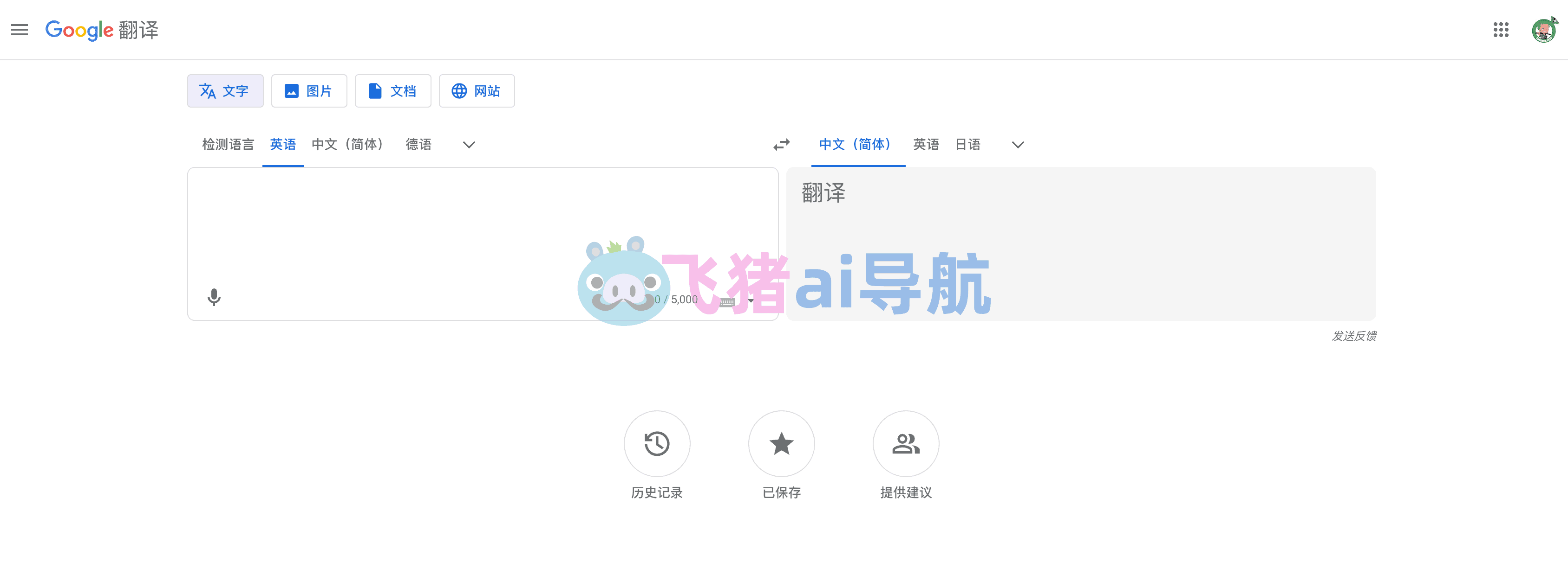 Google Translate Desktop ������չʾ