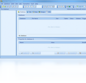 SQLite Expert5.4.3.623 ���ݿ�����������н�ͼ