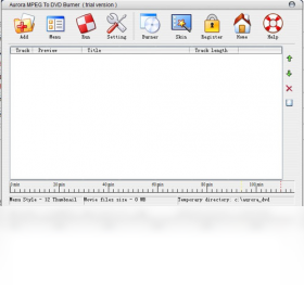 Aurora MPEG to DVD Burner ������Ļ ����λ�� ���÷���