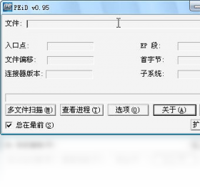PEID0.95 ��ǹ������н�ͼ