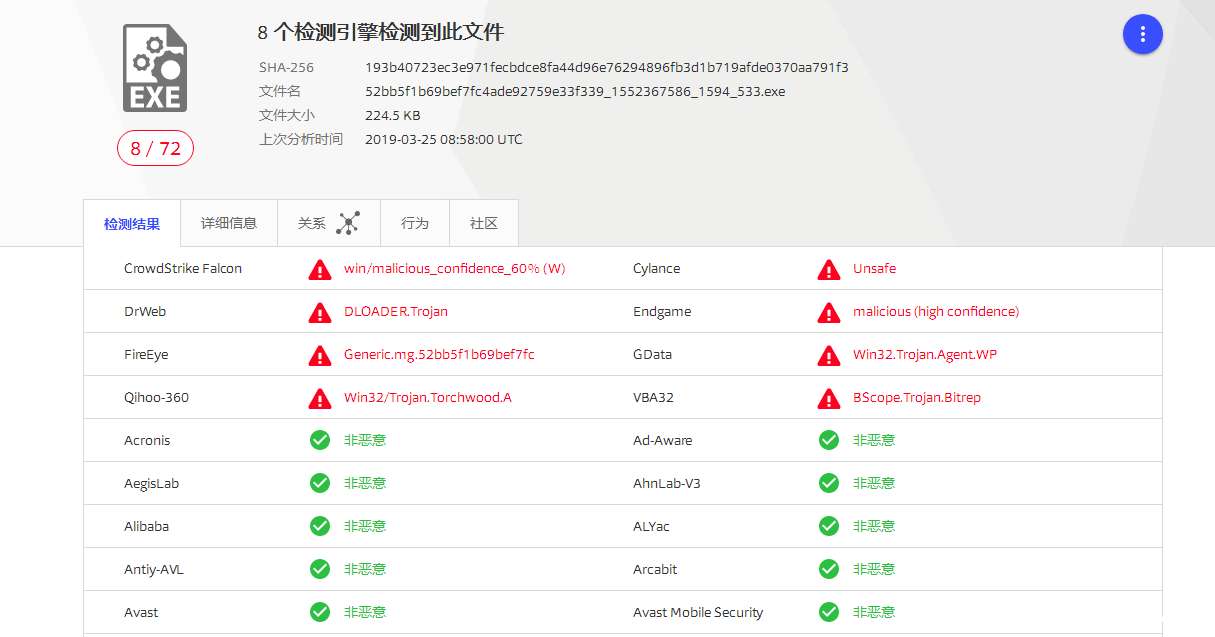 搜搜Ta 安全检测 无病毒