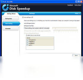Disk SpeedUpv24.01 ������Ƭ�������н�ͼ