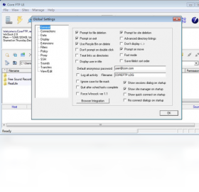 Core FTP LE2.6 ��ȫ�ļ��������н�ͼ