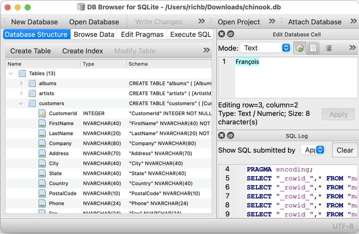 DB Browser for SQLite ���ݿ�������߽���