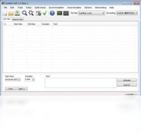 Subtitle Edit4.0.9 ��Ļ�༭�������н�ͼ