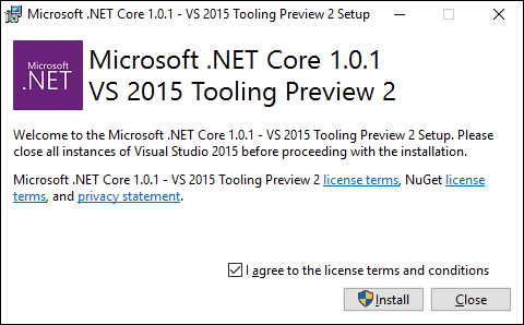 Microsoft .NET Core ��װ���ý̳�
