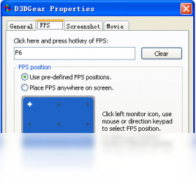 D3DGearv4.85 ��Ϸ¼�ƹ������н�ͼ