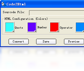 Code2Htmlv1.2.0 ����ת��ҳ�������н�ͼ