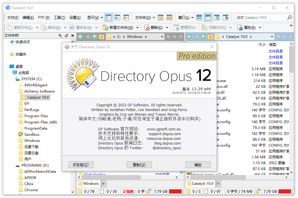 Directory Opus ���� ˫���� �ļ�����