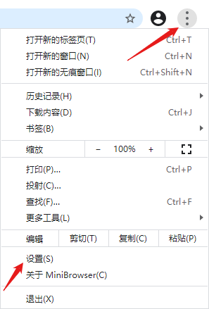 MiniBrowser����� ������ҳ �̳�