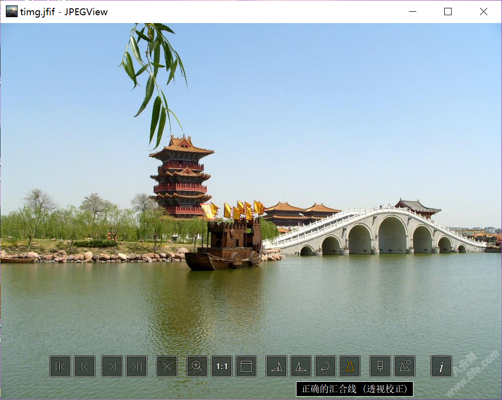 JPEGView 图像查看工具界面