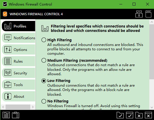 Windows Firewall Control ���Ӽ��