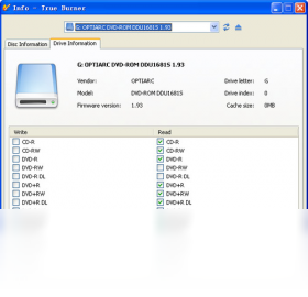 True Burnerv2.0 ��¼�������н�ͼ