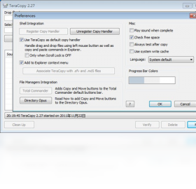 TeraCopy3.9.7 �ļ����ٸ��ƹ������н�ͼ