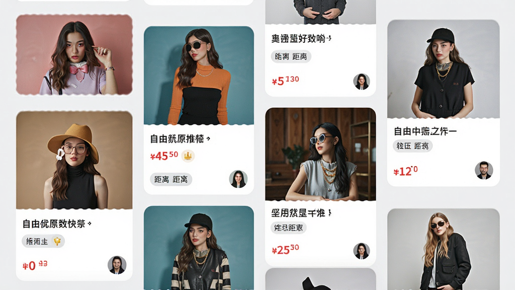 ���壺��������App����ҳ�Ƽ��б���չʾ�����Ʒ��Ƭ�����֣��ٲ���˫�в��֣���Ƭ��С��һ���Ű棺�������£�ͼƬ���ϡ��������£��۸��ú�ɫ��ע�����ʱ�л��ã�����ǳ�ң�ϸ�ڣ���Ʒͼ�����⡢�۸񡢾����ǩ������ͷ�񣻻��ʣ����壬�ɾ��޶���Ԫ��