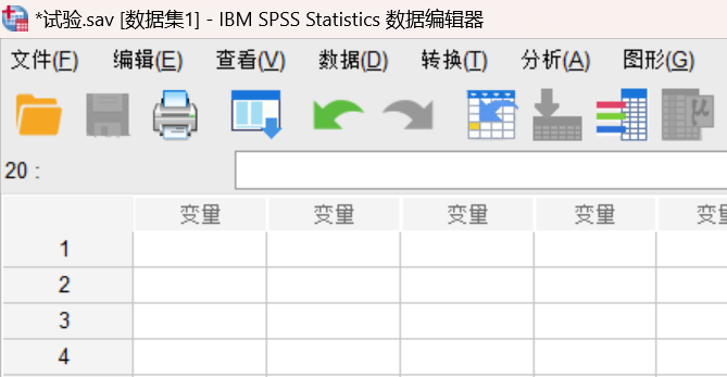 SPSS���ݵ������������ʾ