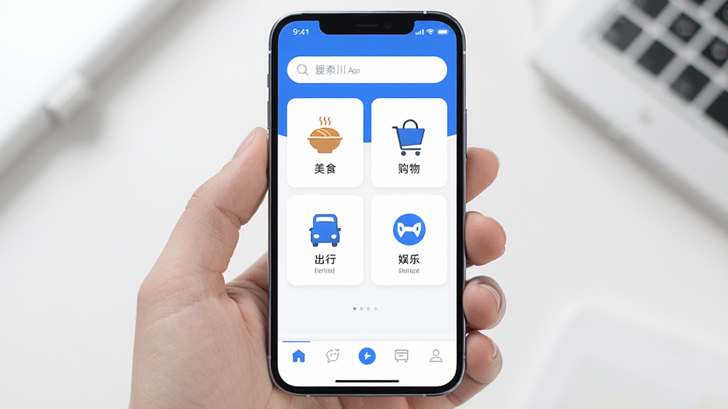 ����Ϊ�ֻ���Ļչʾ���崨APP���棬���������¼�Լ������ɫ�Ͱ�ɫΪ��ɫ������ҳ���ְ����������������в�����ͼ�꣨����ʳ��������С����ֵȣ����ײ������������������Ű����룬����ִ���ϸ�ڷḻ�����ʸ���ɾ����޶���Ԫ�ء�