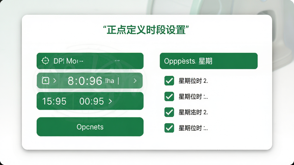 ���㱨ʱ�Զ���ʱ�����ý��棬��ʾʱ��ѡ���������ڹ�ѡ�б�������Ϊ��ɫ��Ƭʽ��ƣ���ɫ����ɫ����������������ֱ�ۣ��������࣬���ʸɾ����޶���Ԫ��