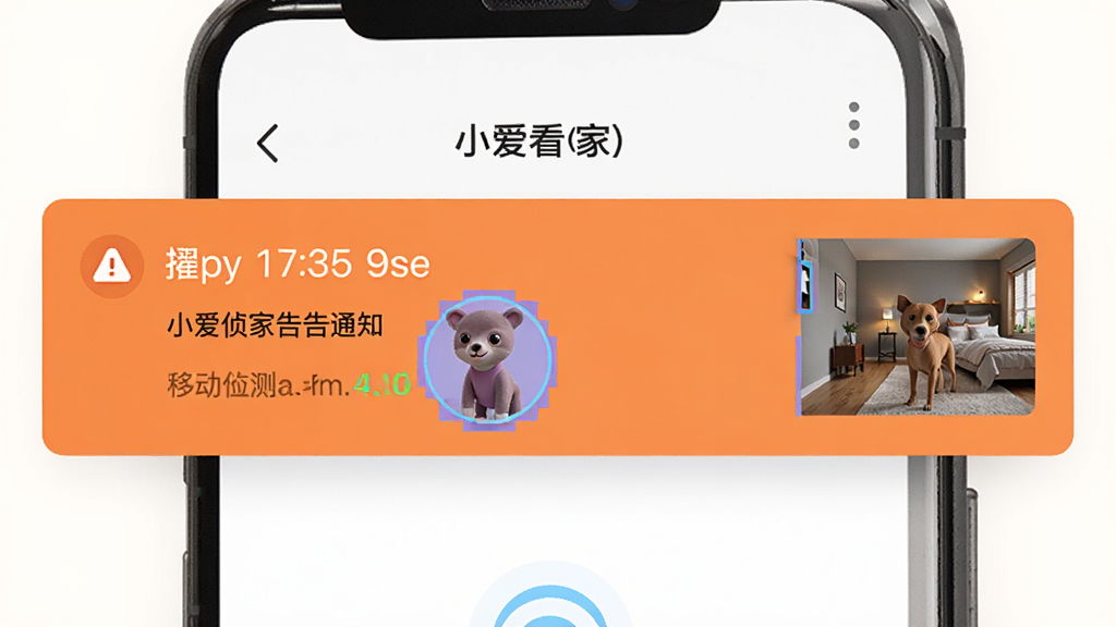 ���壺С������app���ƶ����澯֪ͨ���档���֣��ֻ�����չʾһ���澯֪ͨ�������������ƶ������ѡ��ǡ��Ű棺�����࣬�澯��Ϣͻ����ʾ������ִ���ƽ����ơ�ϸ�ڣ�֪ͨ�����ʾʱ�䡢����ͷ���ƺͻ�������ͼ�����ʣ�����������ɫ�����죬�ɾ����޶���Ԫ�ء�