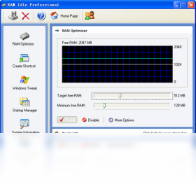RAM Idle Professional ��ȫ���ϵͳ�Ż�