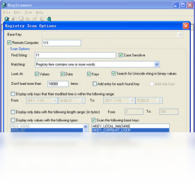 RegScanner1.9.2 ע�������ɨ�����н�ͼ
