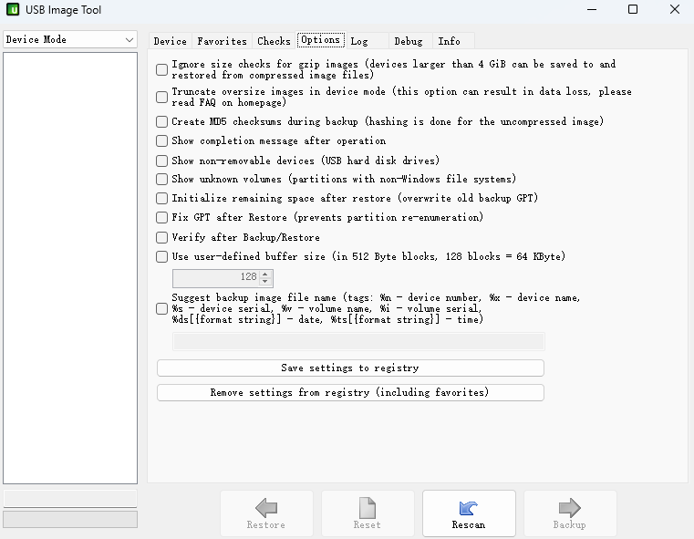 USB Image Tool �����ͼ