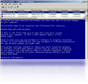 BlueScreenView1.55 ���������������н�ͼ