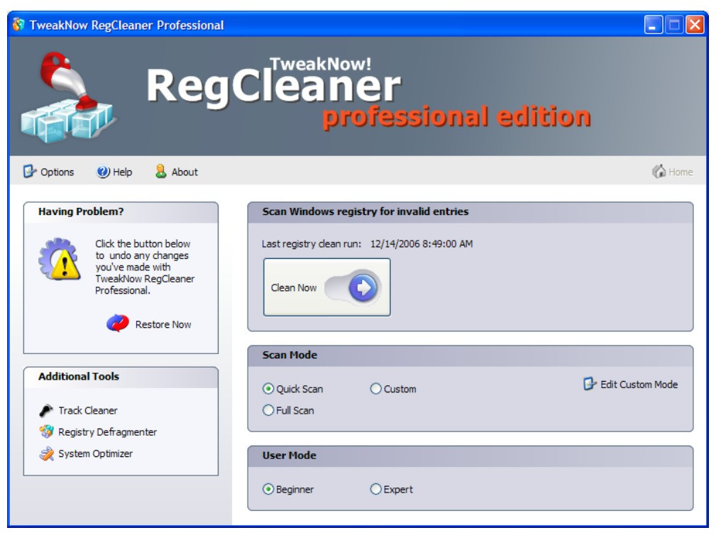 TweakNow RegCleaner ϵͳ�����Ż�����