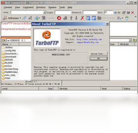 TurboFTPv8.60 �ļ�����ر����н�ͼ