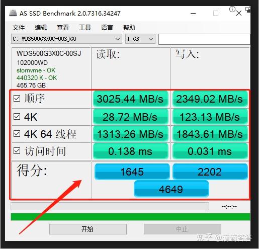AS SSD Benchmark ��̬Ӳ�����ܲ��Թ���