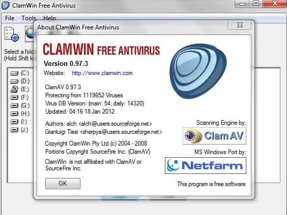 ClamWin Free Antivirus ��װ����