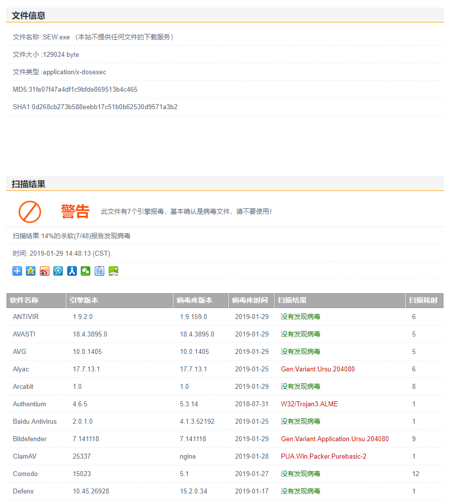 Advanced BAT to EXE Converter 安全检测报告