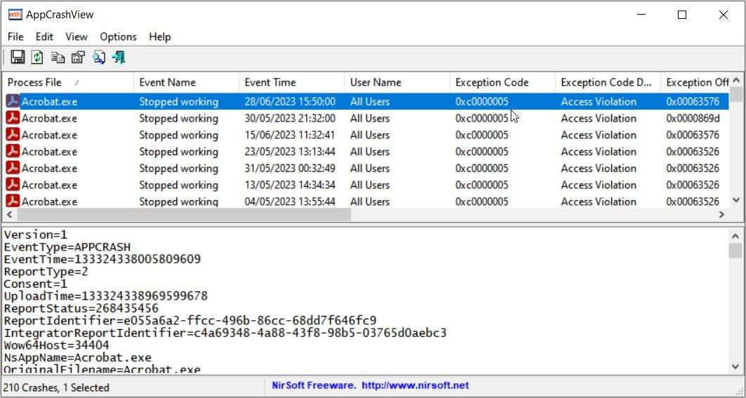 appcrashview ������������
