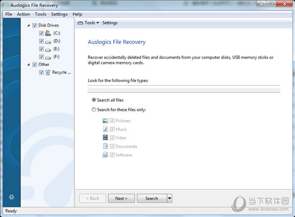 auslogics file recovery ɨ��ָ�����