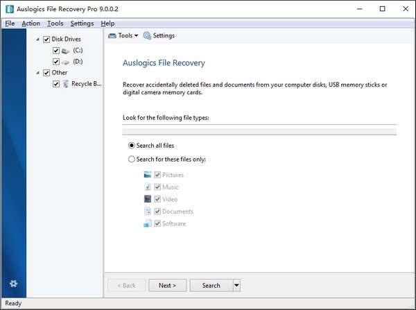 auslogics file recovery �ָ��ĵ��̳�