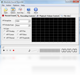 Absolute Sound Recorder ѡ��¼��Դ�͸�ʽ����