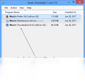 Geek Uninstaller��ʽ�� + ���ж�������������н�ͼ
