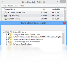 Geek Uninstaller��ʽ�� + ���ж�������������н�ͼ