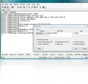 SecureCRT9.5.4 �ն����ӹ������н�ͼ