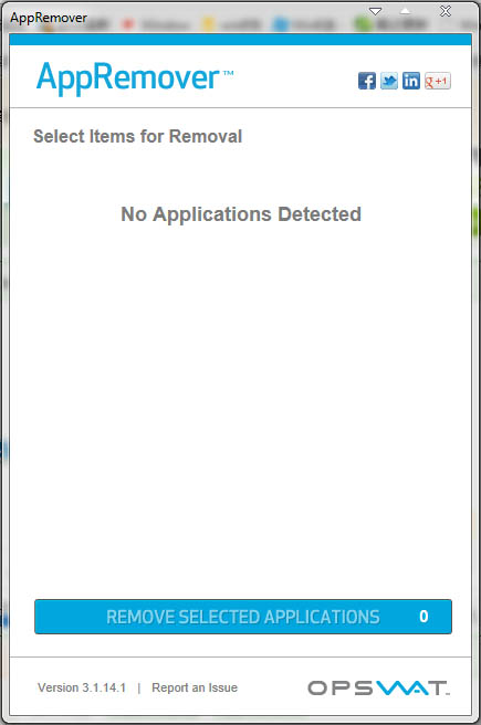 AppRemover 卸载工具 界面