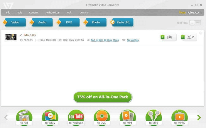 Freemake Video Converter ���ʶԱȲ��Խ��