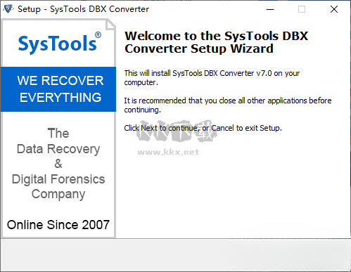 SysTools DBX Converter ת��ʧ�� �������