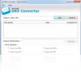 SysTools DBX Converter2026 רҵ�ʼ�ת���������н�ͼ