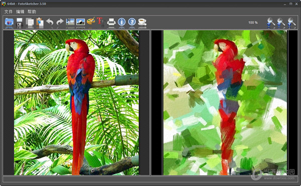 FotoSketcher 素描效果展示
