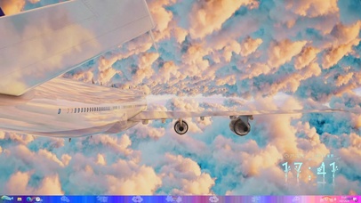 Fly on desktop ��̬��ֽ Ч�� չʾ